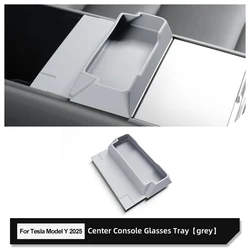 Center Console Armrest Storage Box and Glasses Tray Organizer - Car Interior Accessory (Glasses box Grey)