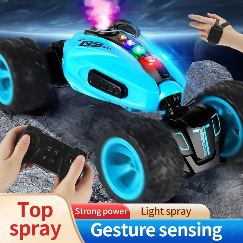 Gesture Sensing Rc Cars-4wd Transform All Terrains Electric Toy Stunt Cars  Rc Car With Rechargeable Battery For Boys Kids Teens And Adults Toys And Gi