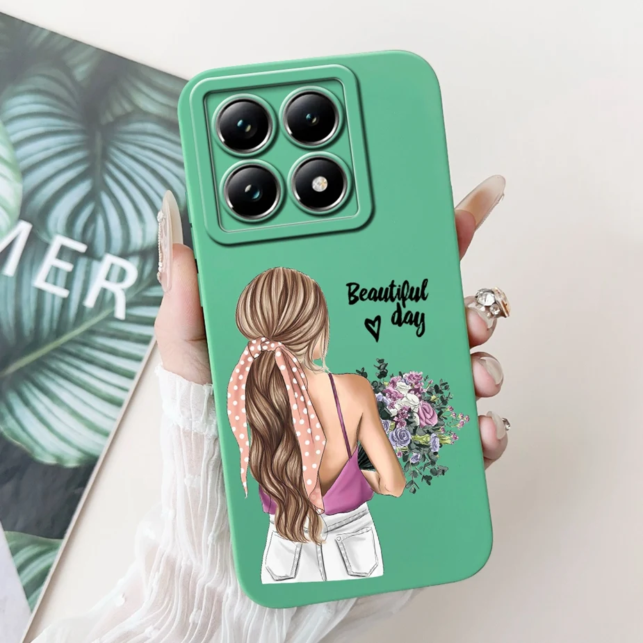Luxury Sunflower Cartoon Girls Soft Silicone Phone Case