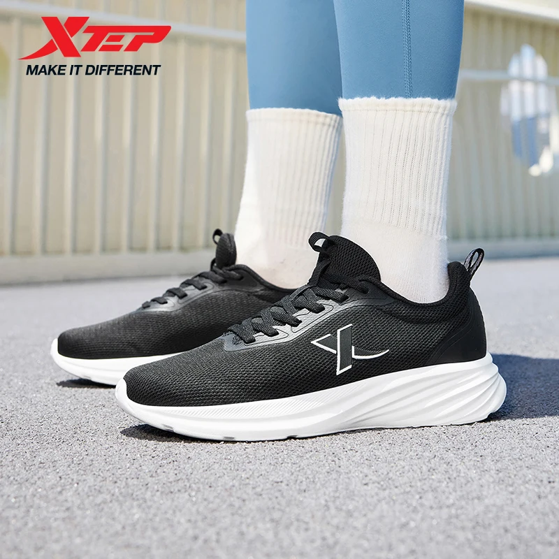 Xtep Running Shoes for Women 2025 Summer New Breathable Mesh Lightweight Casual Shock-absorbing Durability Sneakers 875418110054