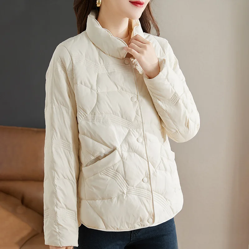 Cotton Coat for Women, Short Model Down, Warm, Sandwich, Cotton Clothing, Ladies Winter Jacket, New