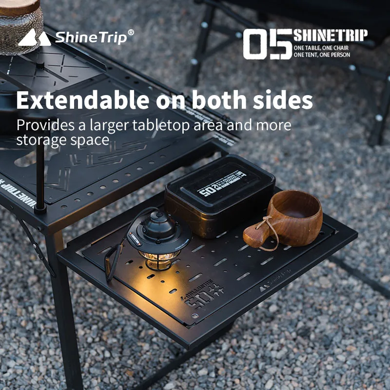 ShineTrip Outdoor IGT Camping Table Set 05 Series Black Mist