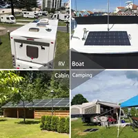 Photovoltaic Solar Panel Panneau Solaire Flexible 500W 100W 200W 300W 400W, Kit Solaire Photovoltaïque pour Batterie de Voiture 12V 24V, Ordinateur délégations Bateau Maison 6