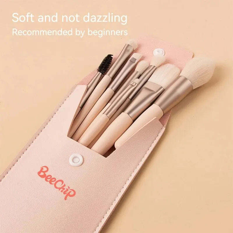 Women's Makeup Brush Set Soft And Non-sticky Smudges Naturally Made Of Synthetic Hair Makeup Tools 8PCS makeup brush set