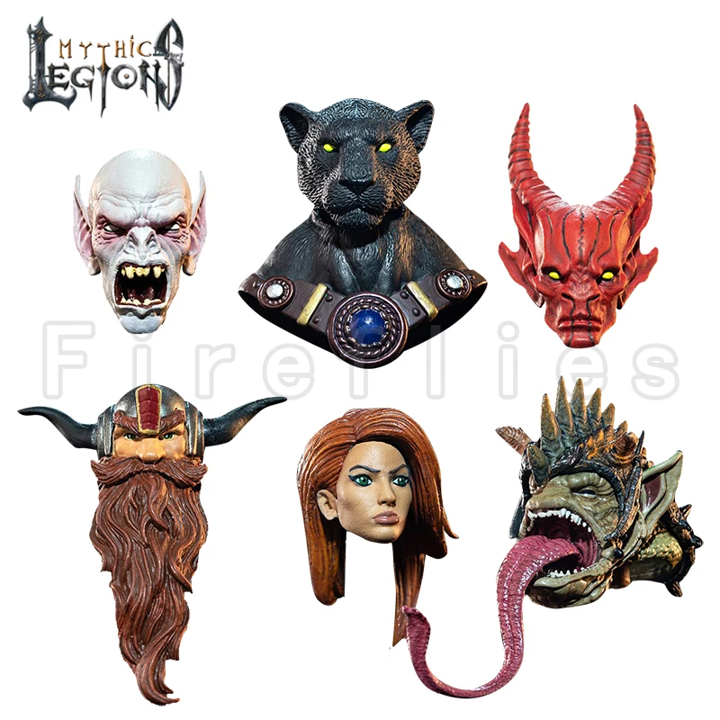 1/12 6 Pollici Quattro Cavalli Studio Legioni Mitici Action Figure Tutte Le Stelle 5 Teste Pack 1 Modello Spedizione Gratuita