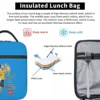 Mariequiles Sml Jeffy Cartoon Insulated Lunch Bags Thermal Bag Reusable Large Tote Lunch Box Men Women School Outdoor 4