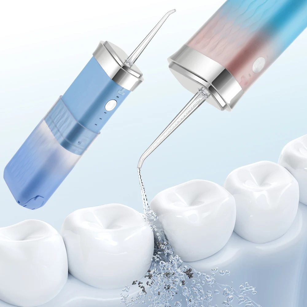 Portable Oral Irrigator Water Dental Flosser for Teeth Cleaning 3 Modes Rechargeable Water Teeth Cleaning Cordless Dental