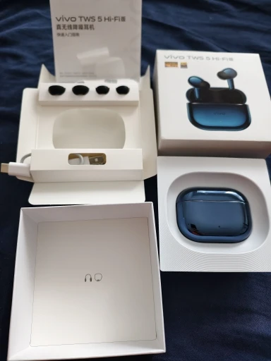 Official Vivo TWS 5 Hi-Fi Wireless Bluetooth Earphone LHDC 5.0