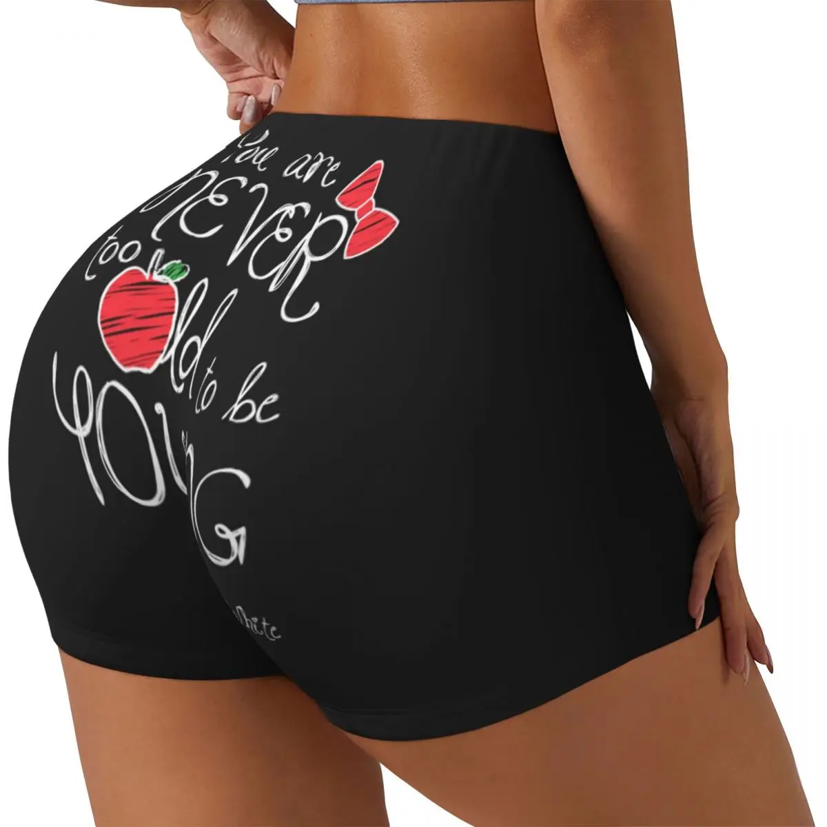 Shorts Feminino Romwe - Cintura Alta Motociclista - Yoga