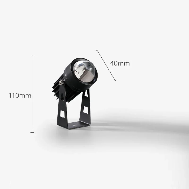 Outdoor IP65 Waterproof LED Wall Spotlights 9W 20W Landscape Lighting AC220V110V Red Green Blue RGB Spotlights a Beam of Light 3