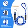 Elastic Mooring Rope Marine Anti-collision Rope 4FT Dock Line with Stainless Hook Adjustable Anchor Boat Ropes Surfing Bungee 3