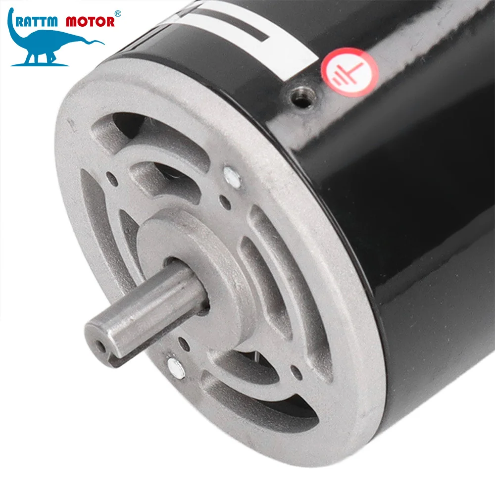 RATTM Mini Lathe Motor 550W 750W DC Brush Motor 110V 220V for CJ-0618 CD/WM210 Wood Milling Lathe Machine Accessories Parts