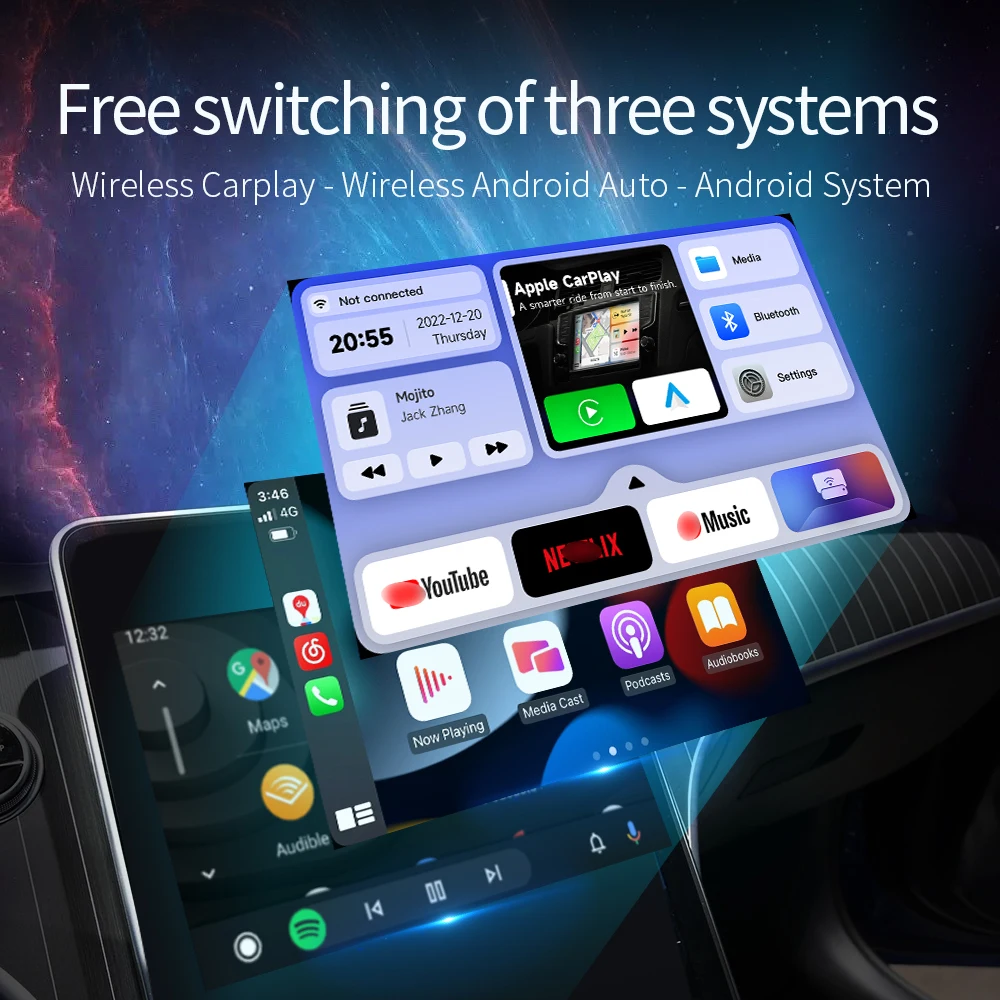 Carplay-ȵ̵ 11 ڵ  USB, ĳ ATS /CT6 /XTS /XT5 /XT4 /CT4 /CT5/XT6//÷̵/ESV 2016-2022 