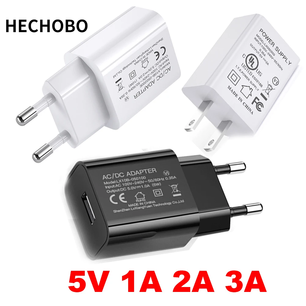 US EU  Adapter 5V 1A 2A 3A Fast Charging Conversion Plug USB Wall Charger Phone Charging Travel In USA Japan Thailand Colombia usb c 61w