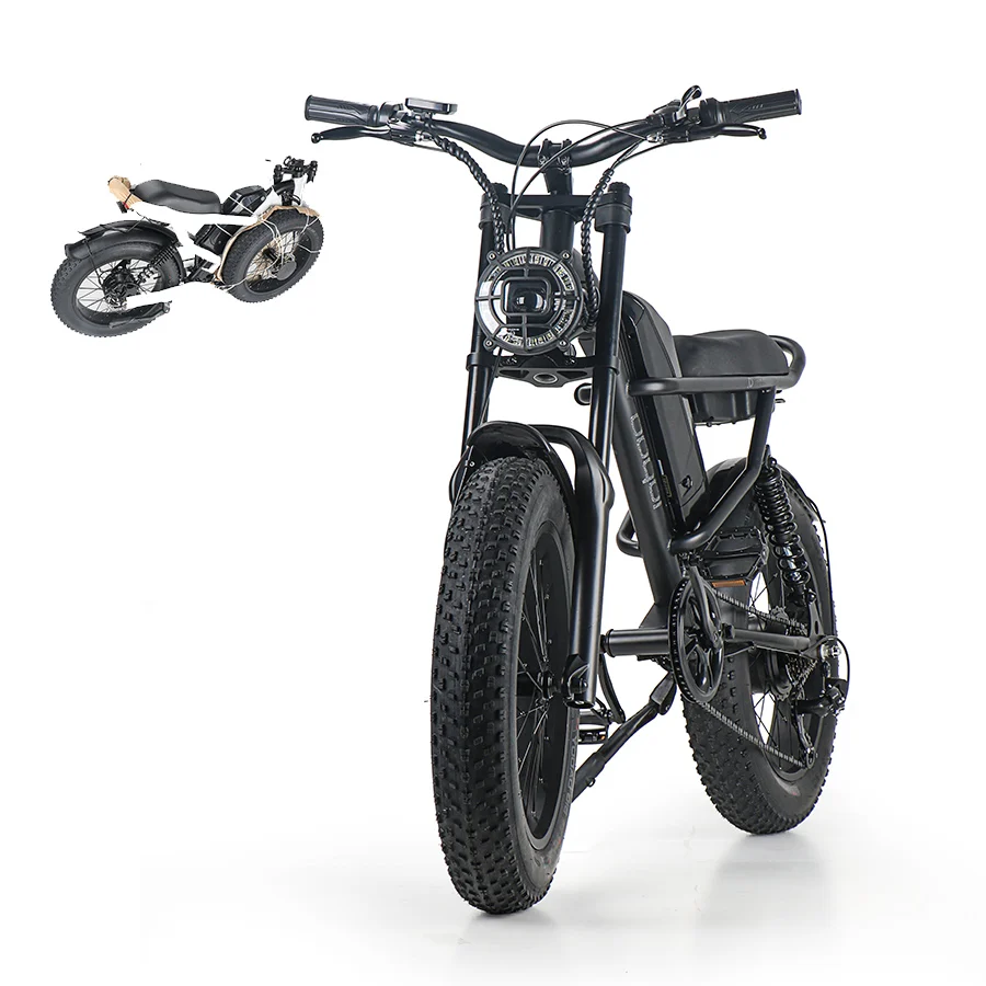

Stock Fat Bike Elettrica E Fat Bike 20x4.0 Snow Fatbike 50 Km/h Fatbike Black Fatbike Down Tube