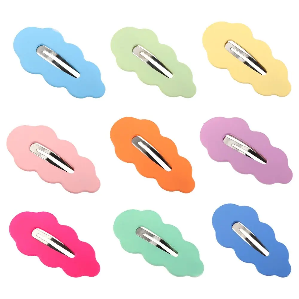 

Cute Candy Color Bangs Clip Cloud For Women Duckbill Clip Wave Hair Clip Korean Style Hairpin Hair Accessories Female Barrettes