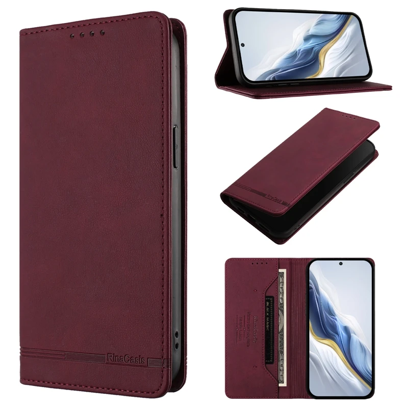 Luxury Leather Magnetic Flip Stand Phone Case Cover - Premium Protection with Elegant Design