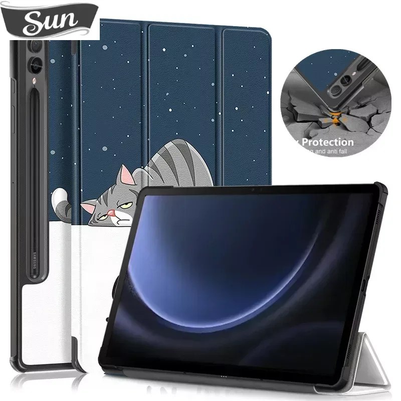 Custodia Per Samsung Galaxy Tab S9 Fe + Plus 12 4 Smart Cover Per Samsung Galaxy Tab S9 Fe Plus Custodia Per Tablet Da 12.4 Pollici Funda Sm-X610