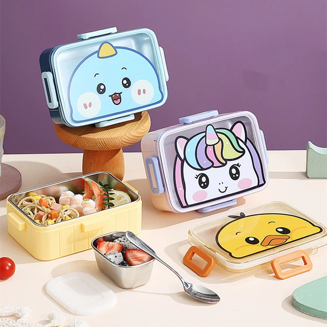 Kawaii Cartoon Stainless Steel Lunch Box