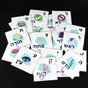 Baby Learning in Hebrew 22 Alphabet Letter Word Card Montessori Memory Flashcard for Children Educational for Kids Preschool Toy 3