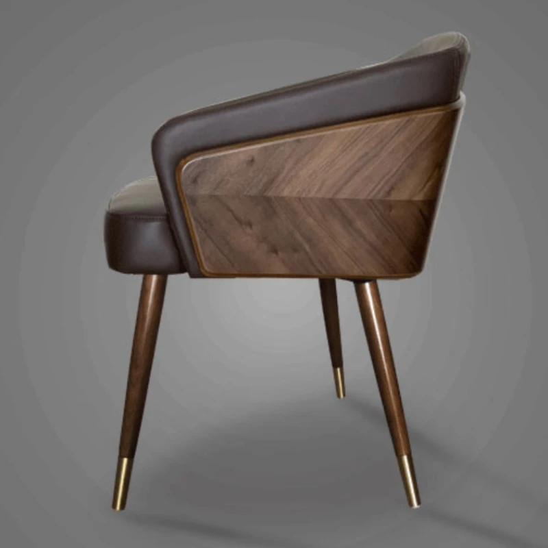 

Nordic Modern Dining Chair Luxury Accent Armchair High Quality Hotel Chairs Comfortable Sillas De Comedor Home Furniture HY50DC