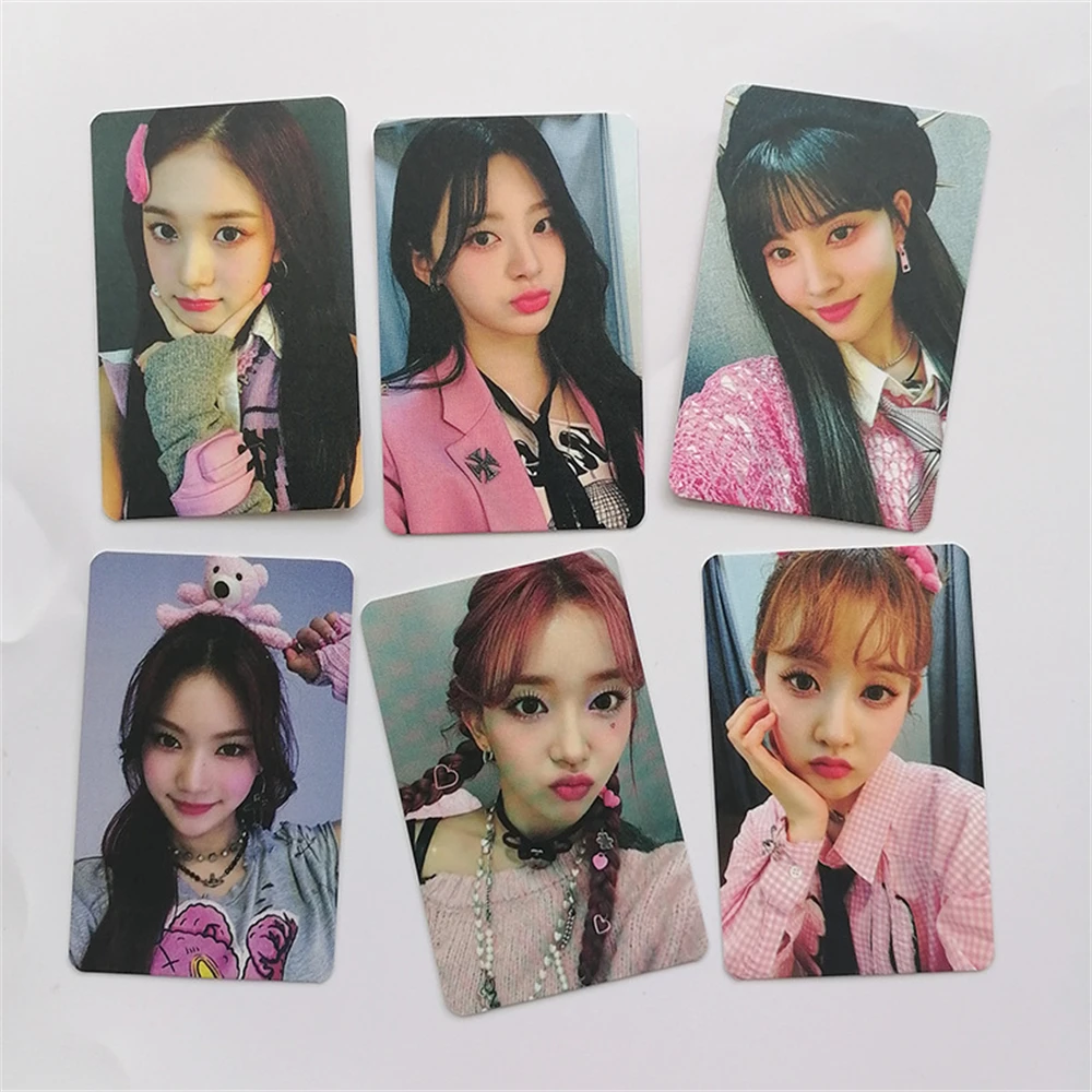 

6Pcs/Set KPOP STAYC New Album Taddy Bear Photocards Double-Sided Postcard SUMIN SIEUN ISA YOON LOMO Cards For Fans Collection