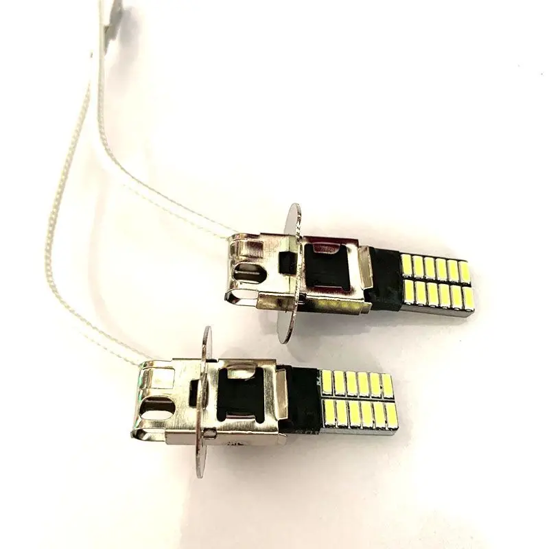 Faros LED antiniebla para coche, lámparas de conducción automática, 12000LM, 80W, 12V, 24V, 2 piezas, H3 - Imagen 2