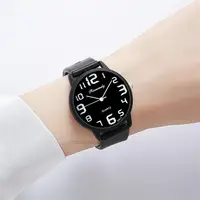 Women Fashion Silicone Watches Set Minimalist High Number  Qualities Big Dial Ladies Quartz Wristwatches With Casual Clock Gifts 2