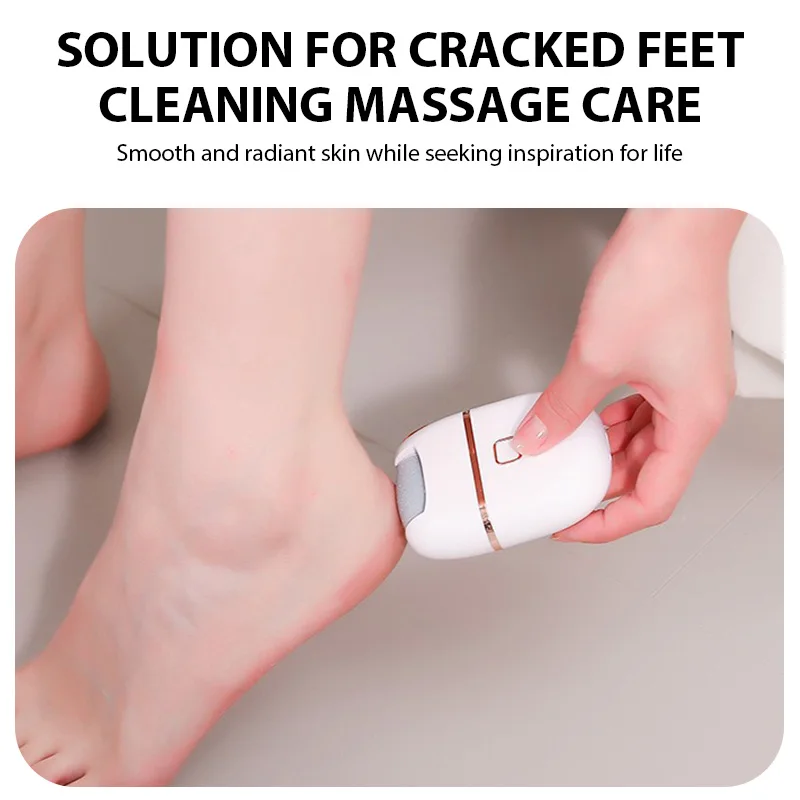 Home Electric Foot Remover for Dead Skin and Calluses Foot Care Repair Device for Exfoliation Removal Foot Skin Grinder Scrubber