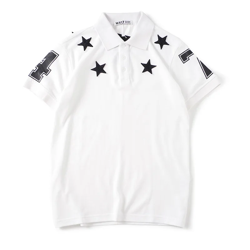 High New Men luxury 2021 Classic Embroidered PU leather star