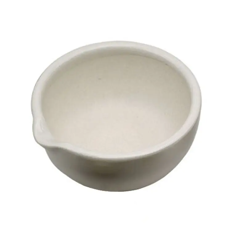 White Granite Mortar & Pestle Natural Stone Grinder for Spices, Seasonings, Pastes, Pestos and Guacamole 90mm-Dia