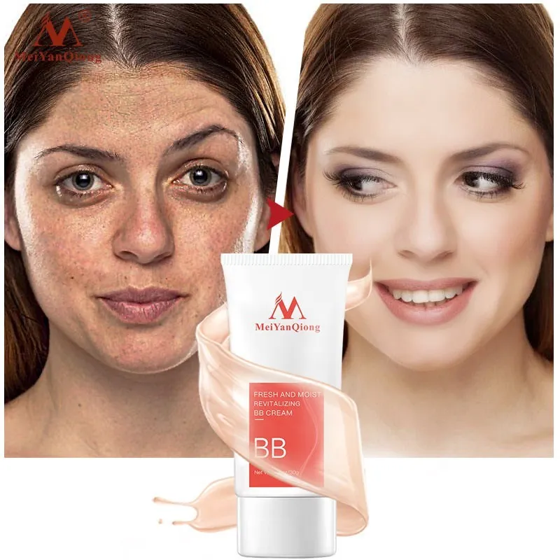 MeiYanQiong Fresh And Moist Revitalizing BB Cream Makeup Face Care Whitening Compact Foundation Concealer Prevent Bask Skin Care 3