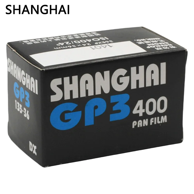 1-8 Rolls SHANGHAI 135 Black And White GP3 400 36 Sheets Film ISO 400 Negative Film For Fujifilm Kodak M35/H35/M38/F8 Camera