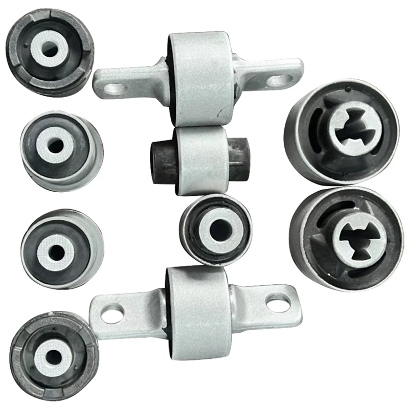 Automobile front left&right suspension control arm bushing kit triangle arm front lower straight for Tesla Model 3 Y parts