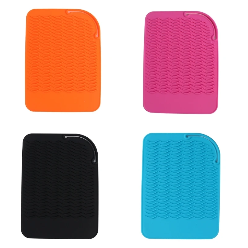 

Силиконовый термостойкий коврик для выпрямителя для волос, многофункциональный большой силиконовый коврик для утюга, инструмент