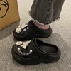 Fashion Charms Sandals 2025 New Clog Shoes Outdoor Women Slippers Thick Sole High Quality Summer Sandals For Girls 3
