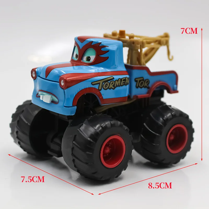 Disney Pixar Cars Lightning Mcqueen Tow Mater Mini Vehicles Alloy Diecast Car Model High Bicycle Kids Toys For Boys Christmas Gi - Bilde 4