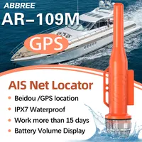 ABBREE AR-109M Net Locator Waterproof Floating Fast Receiving GPS Positioning 15 Days Standby Buoy Tracker Boat Fish Ham Walkie 1