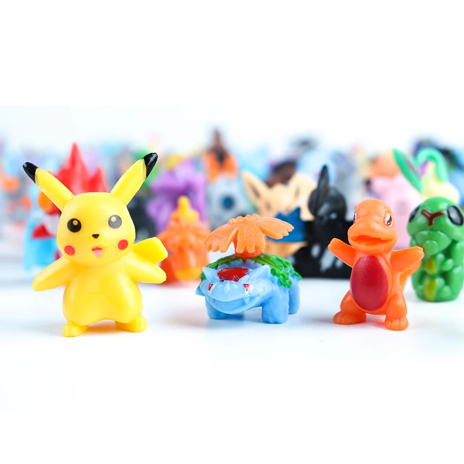 24 pçs pokemon mais novo feriado temático série caixa aleatória brinquedos  anime figura de ação para