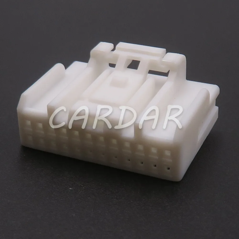 

1 Set 24 Pin Automobile Small Current Plastic Housing Unsealed Socket AC Assembly MG654102 Car Wire Cable Connector