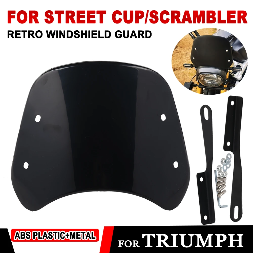 Per Triumph Speed Twin 1200 Street Cup Scrambler Twin Accessori Retro Parabrezza Parabrezza Deflettore Parabrezza Carenatura Guard