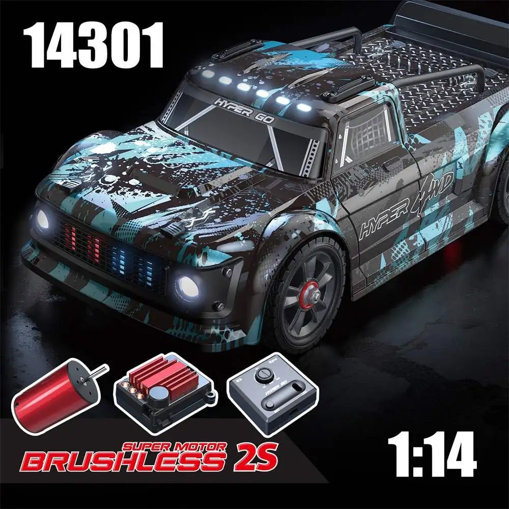 Mjx Hyper Go 14301 14302 1/14 2.4G Sport Drift Rc Car Brushless Modelli Di Veicoli Ad Alta Velocità 42 Km/H