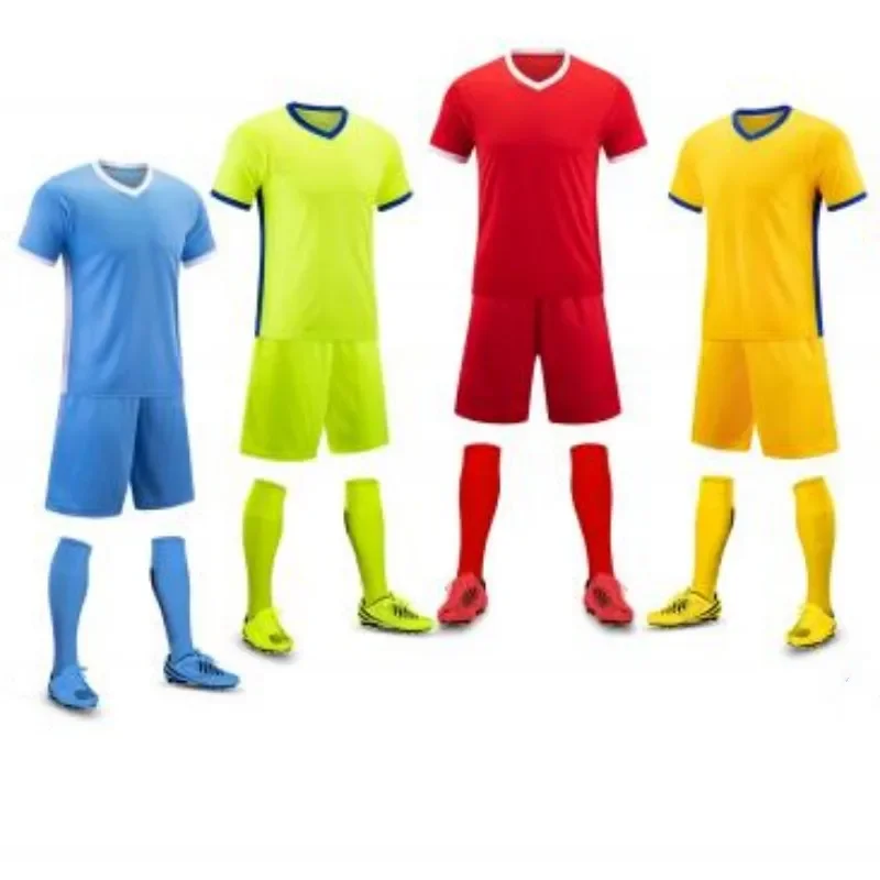 

Adult Kids Soccer Uniforms Customize Team Football Jerseys Shirts Women Futsal Sportswear Kit Men Training Tracksuit Boys Suit