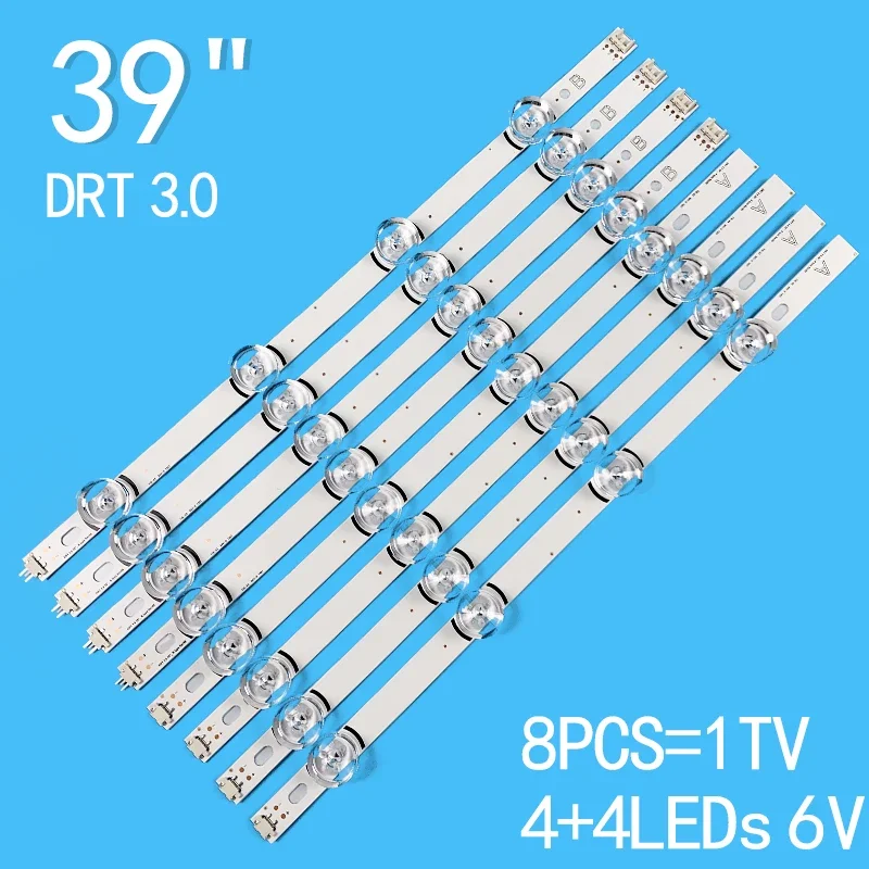 8pcs LED Backlight Lamp strip For 39