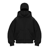 Y2K Gothic Harajuku Double Hat Design Sportswear Winter New Hoodie Ninja Mask Loose and Versatile Winter Windproof Hoodie 3