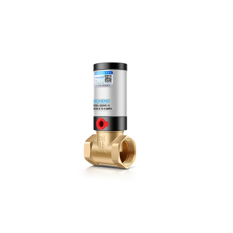 Fluid Air Control Valve Pneumática Control Valve Brass Body Q22hd