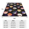 Obey Me - Demon Brothers Pattern Blanket Fleece Super Soft Sofa Throw Blankets For Couch Bedding Office Throws Bedspread Quilt 3