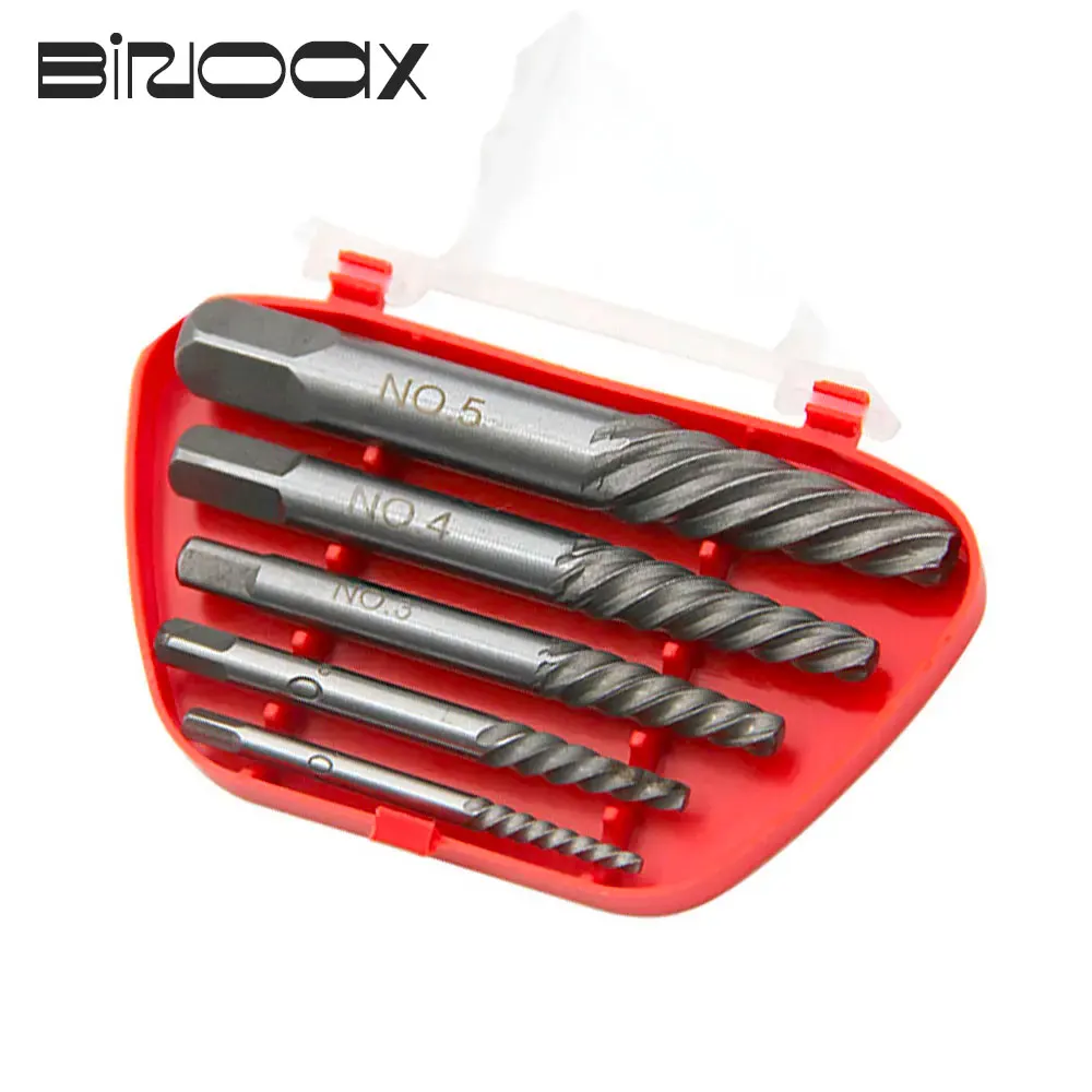 

Binoax Screw Extractor for Spiral Screws Broken Bolt Damaged Screw Extractor Set
