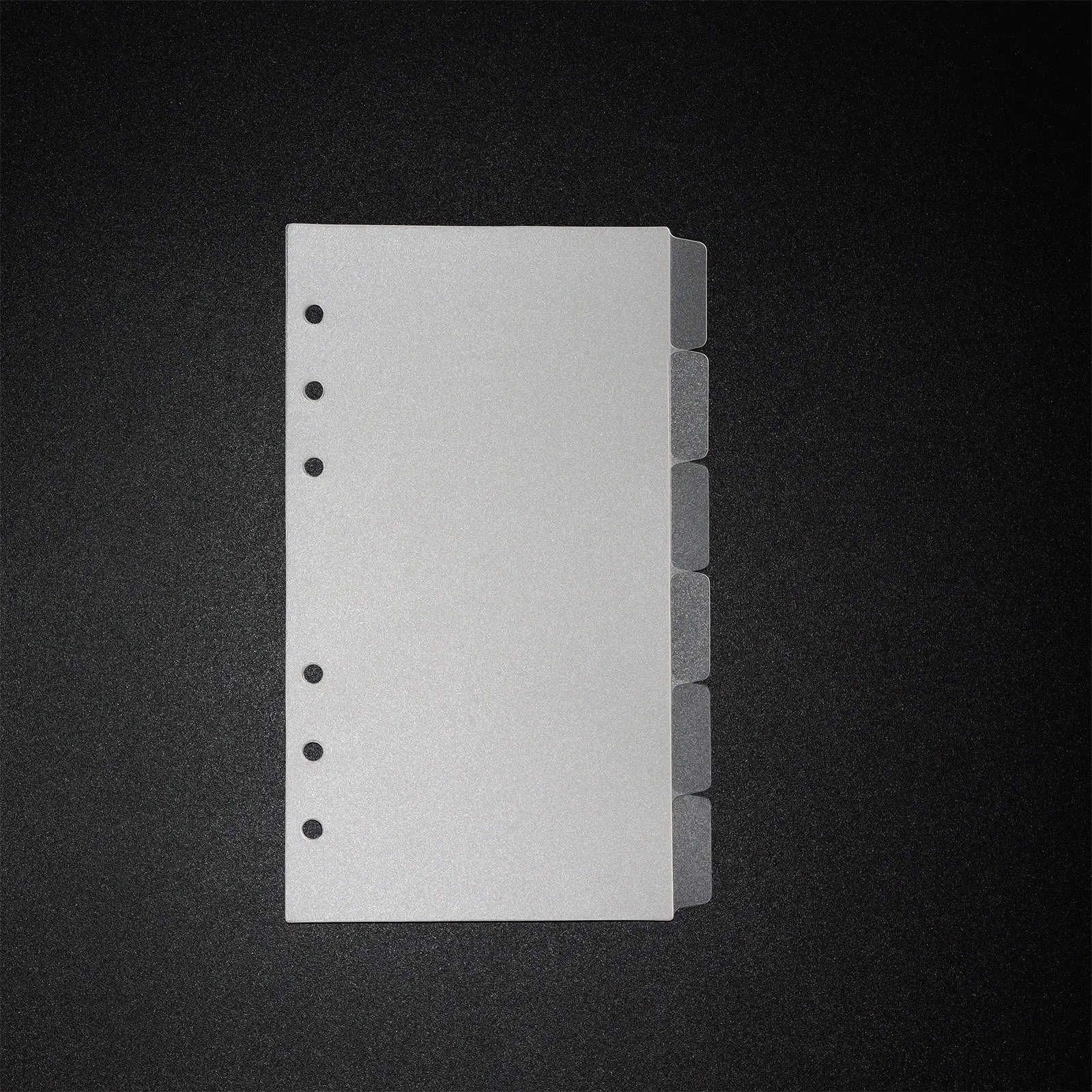 Transparent Paper Index Divider A5 A6 6 Holes For Binder Planner Notebook Stationery Notebook Paper Divider Accessories