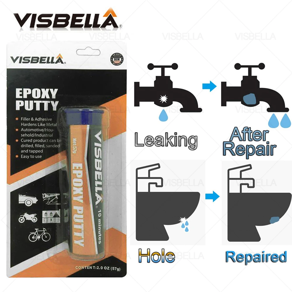 SIMPLY Mastic de réparation pour plastique automobile 420 g